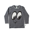 Minti Long Sleeve Rad Tee Big Eyes Grey Marle/Midnight